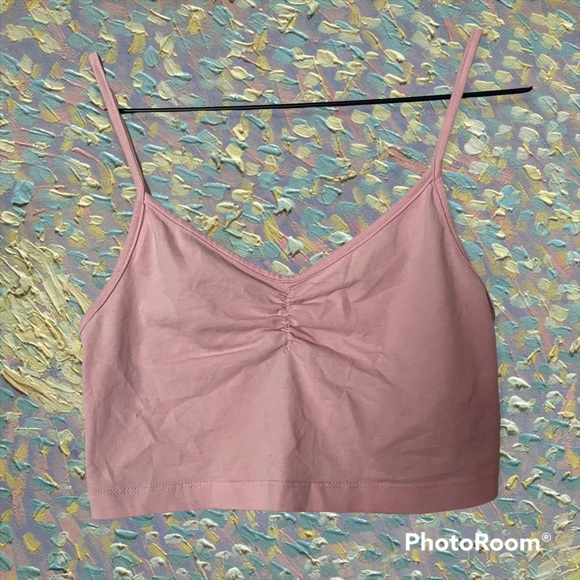 BDG balletcore scrunched tank top cropped camisole - Picture 1 of 3